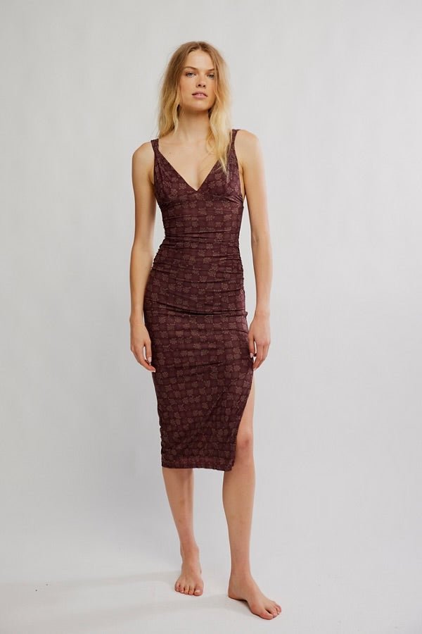 Long Live Printed Mesh Dress