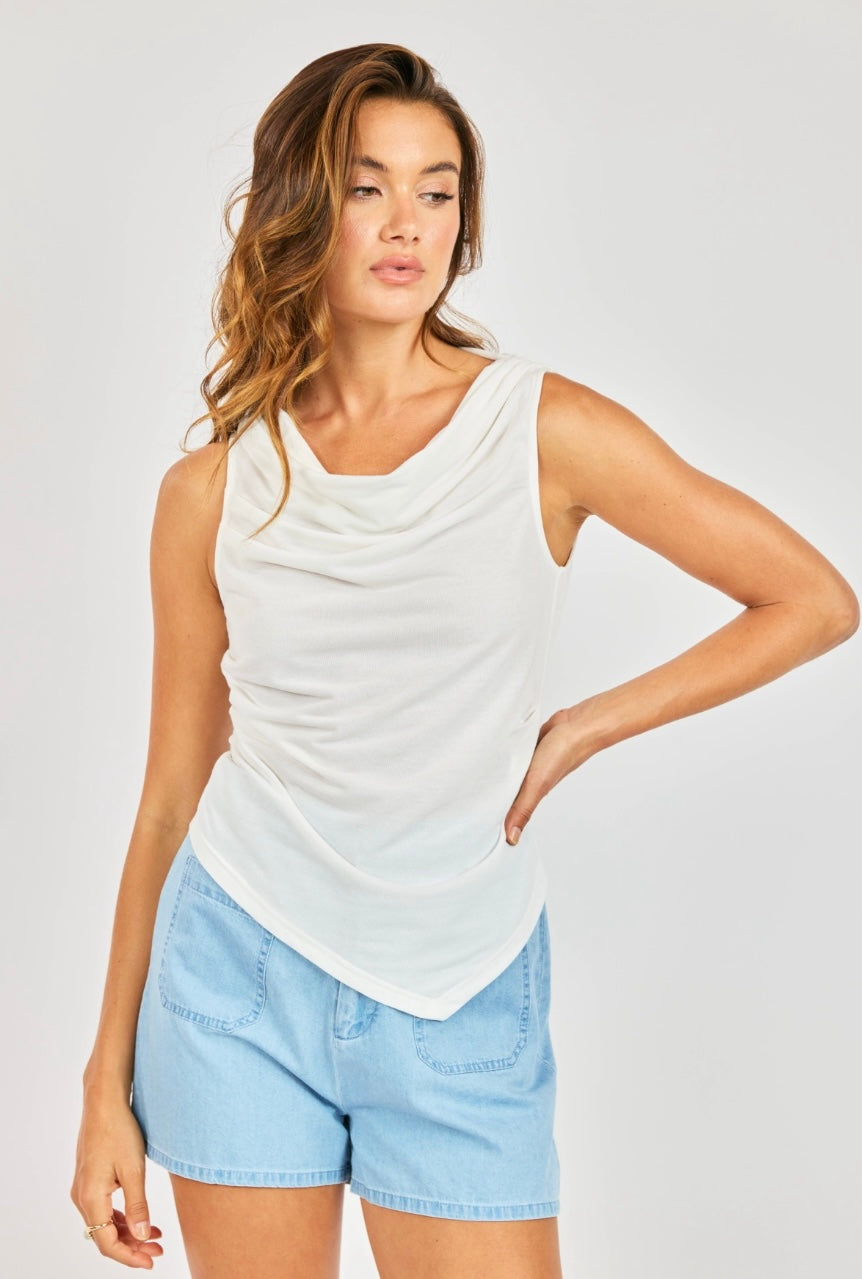 Faithful Cowl Neck Tank