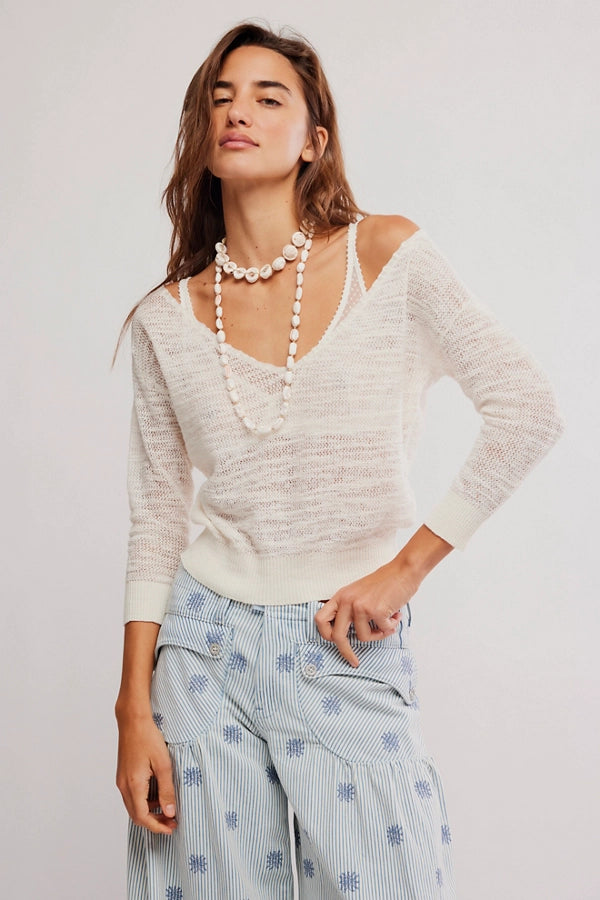 Soft Focus Fine Gauge Pullover