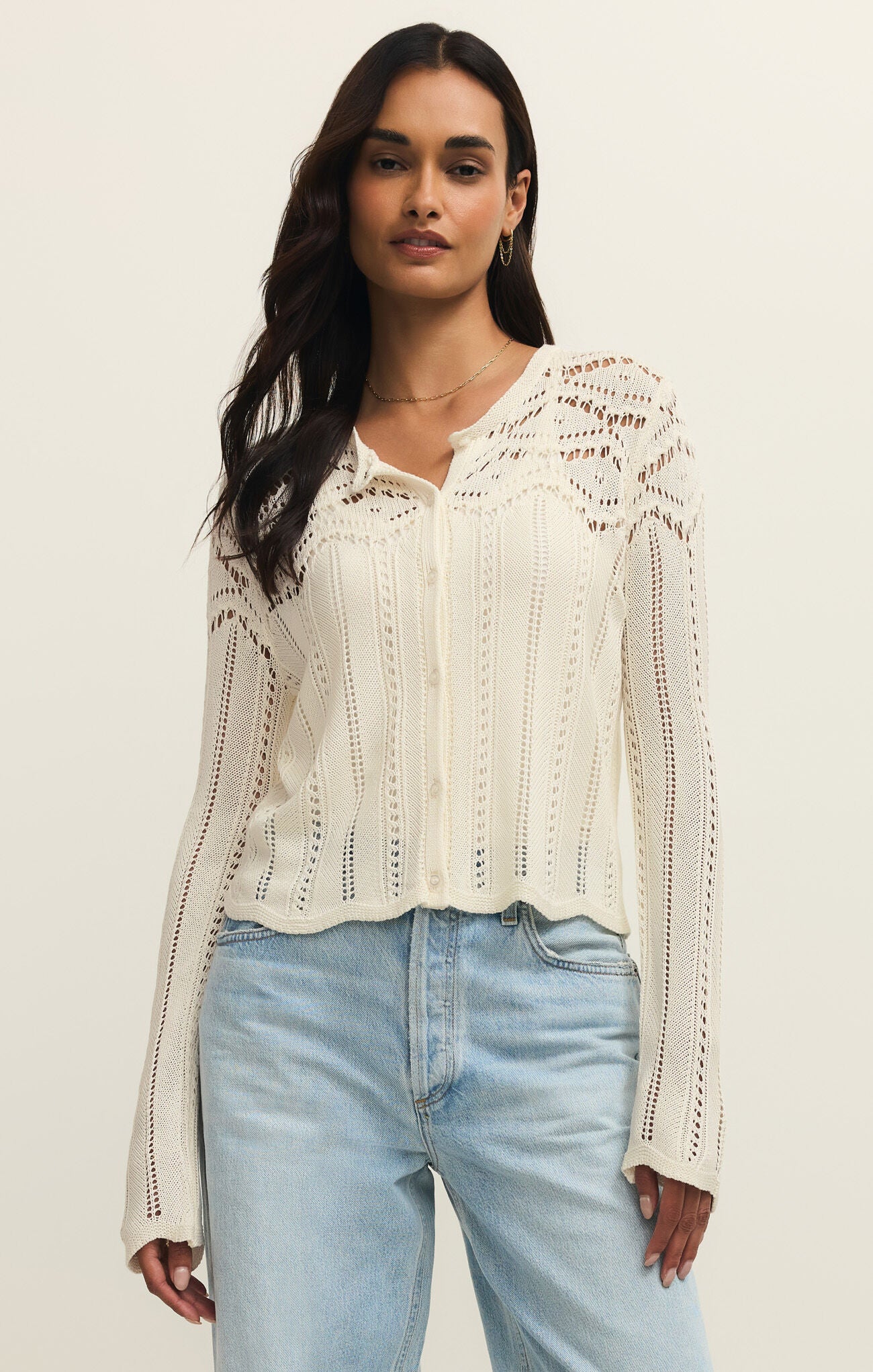 Alycia Crochet Sweater