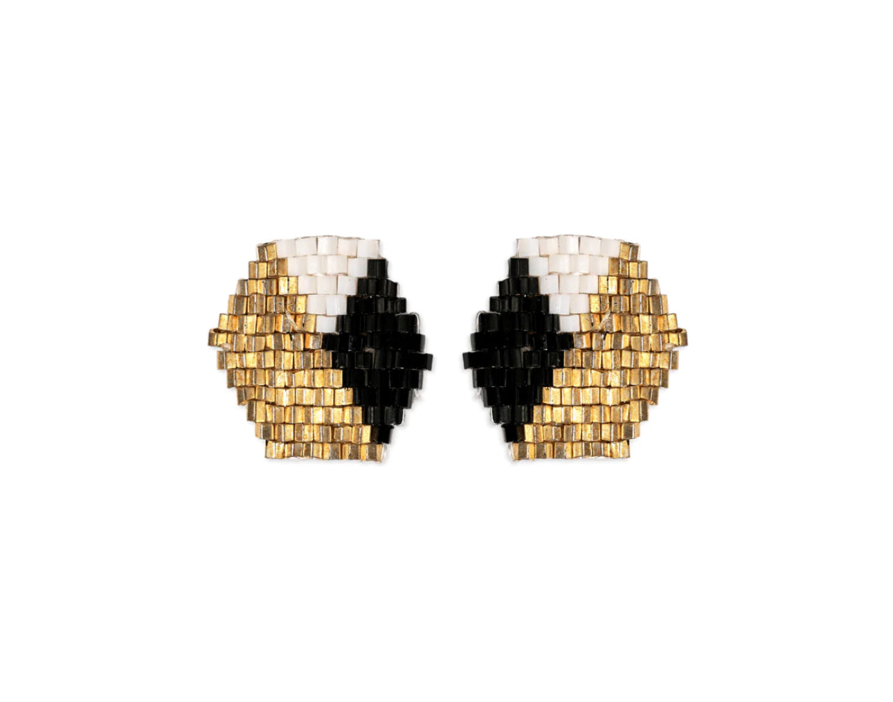 Casey Hexagon Post Earrings