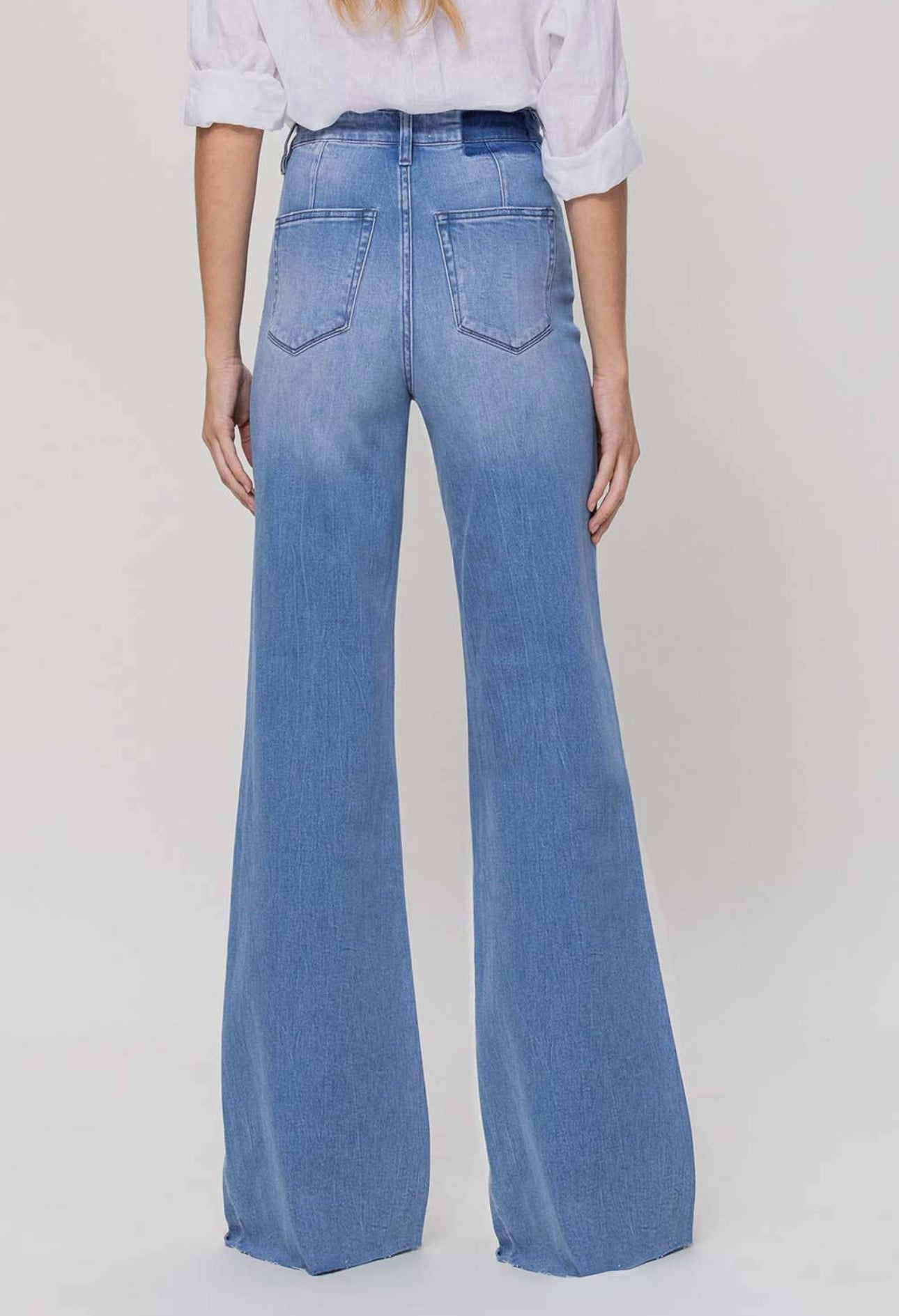 Super High Rise Wide Leg Jeans