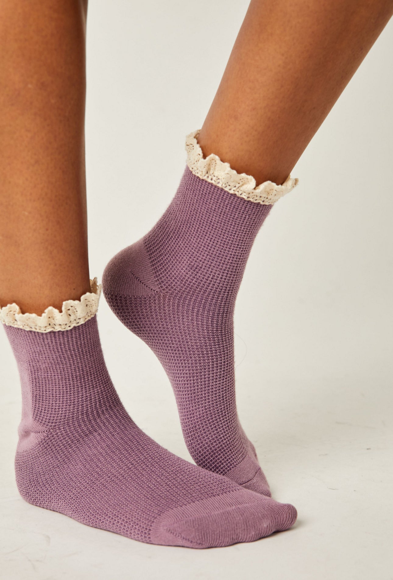 Beloved Waffle Knit Ankle Socks