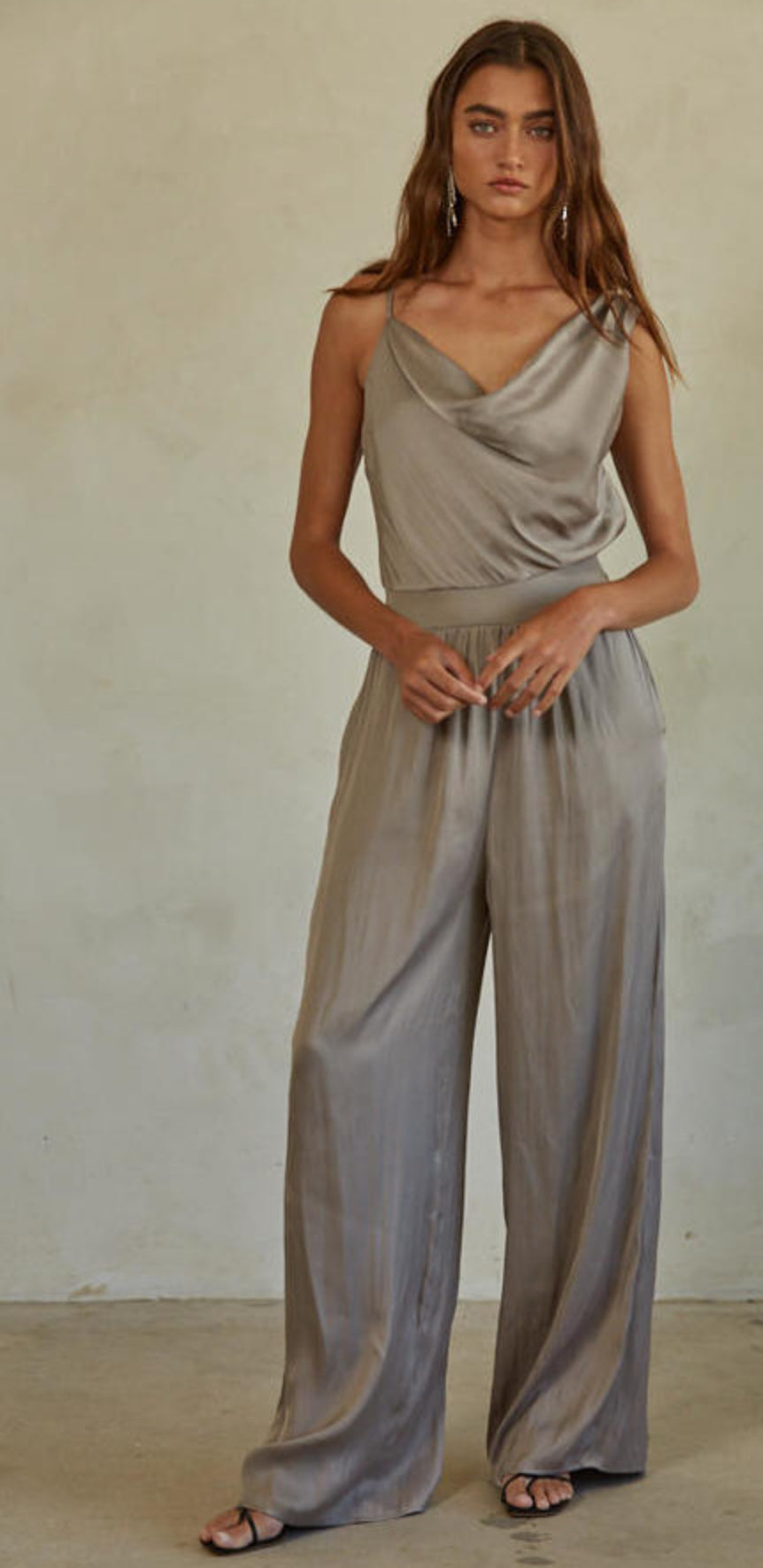 Erin Satin Jumpsuit