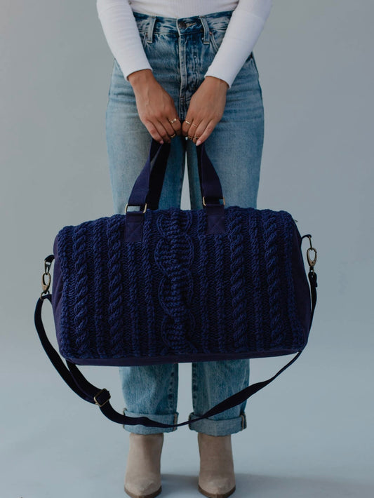 Cable Knit Duffle