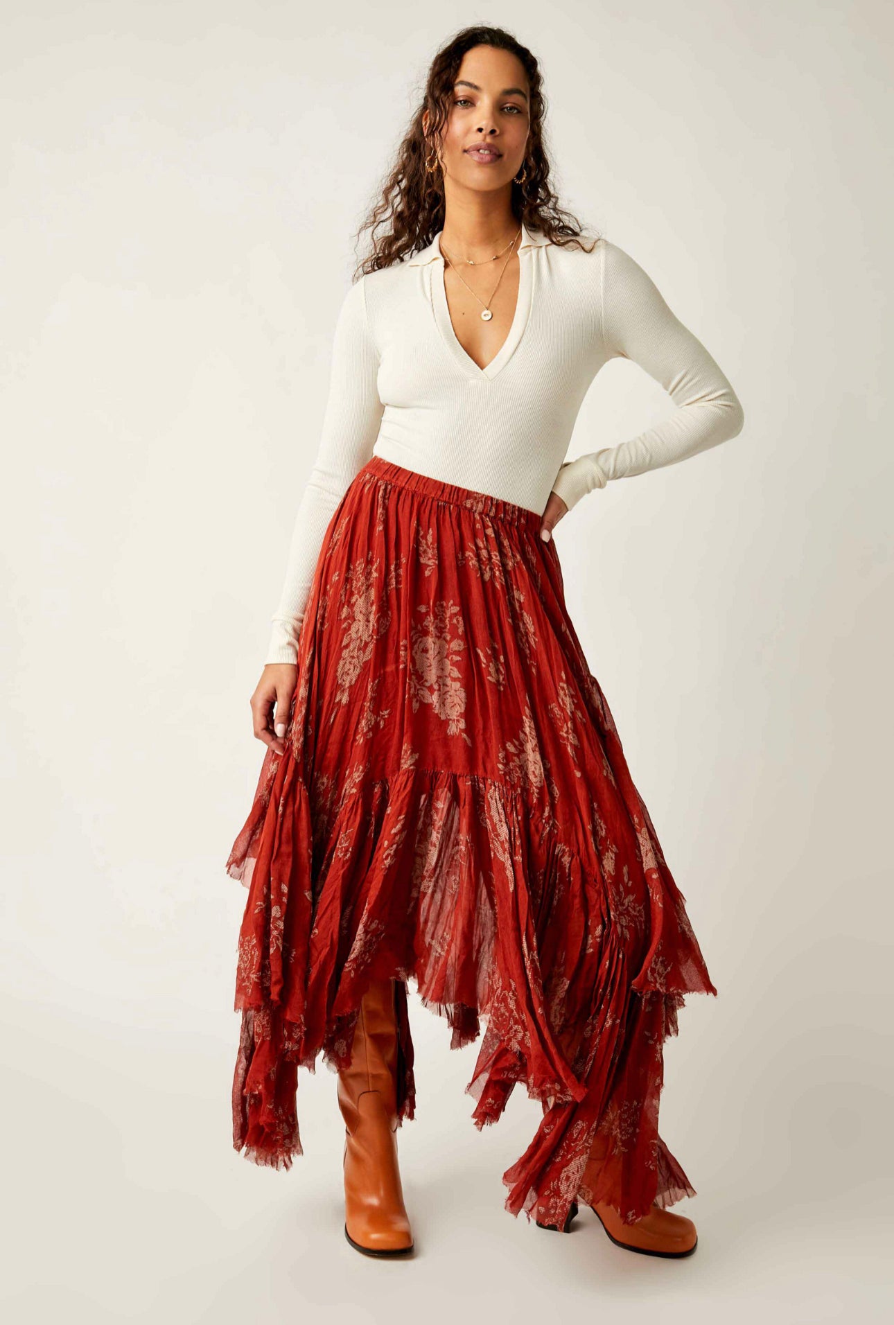 Printed Clover Skirt