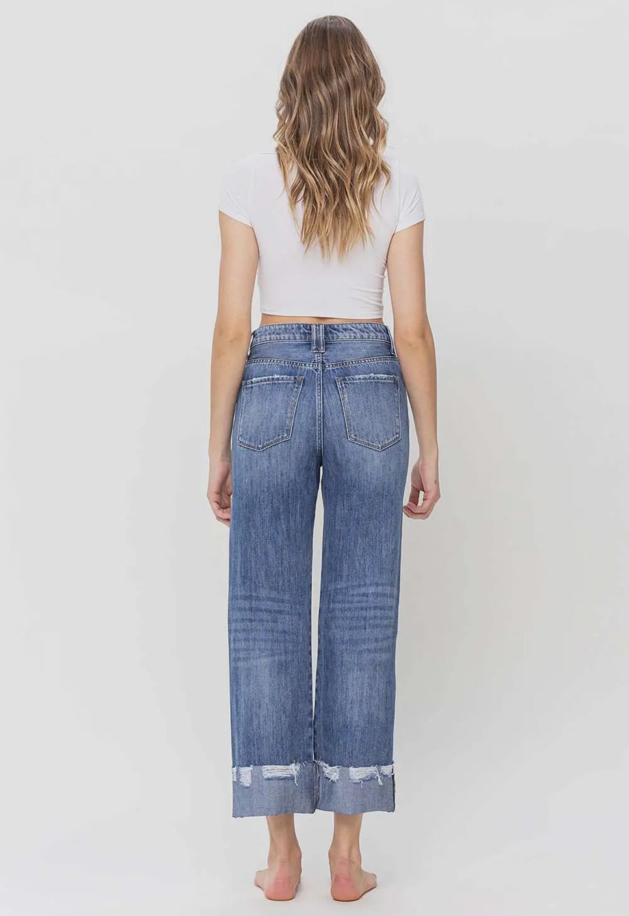 High Rise Dad Jeans