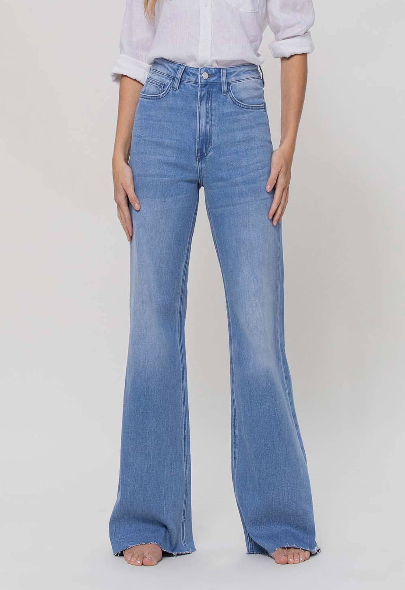 Super High Rise Wide Leg Jeans