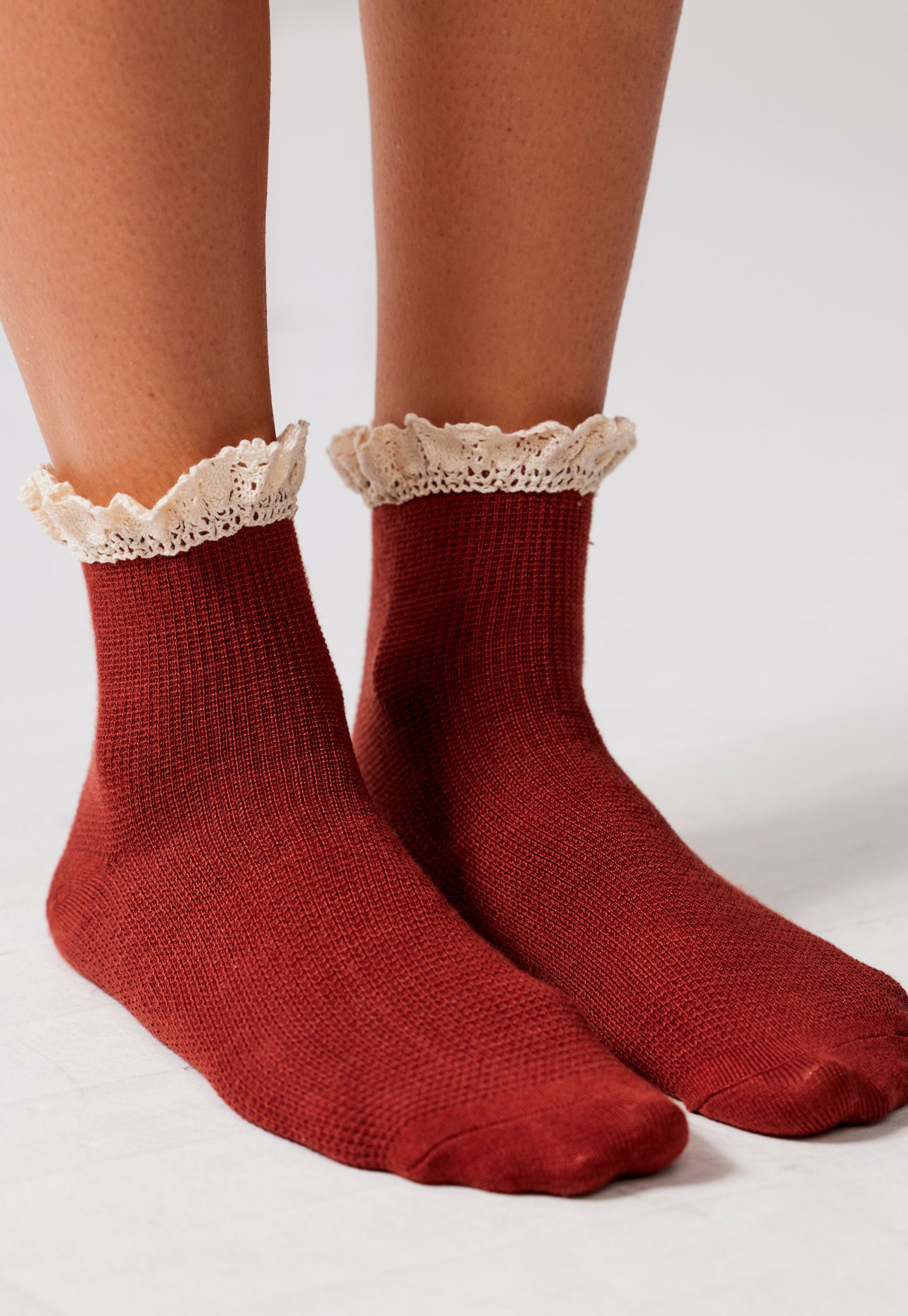Beloved Waffle Knit Ankle Socks