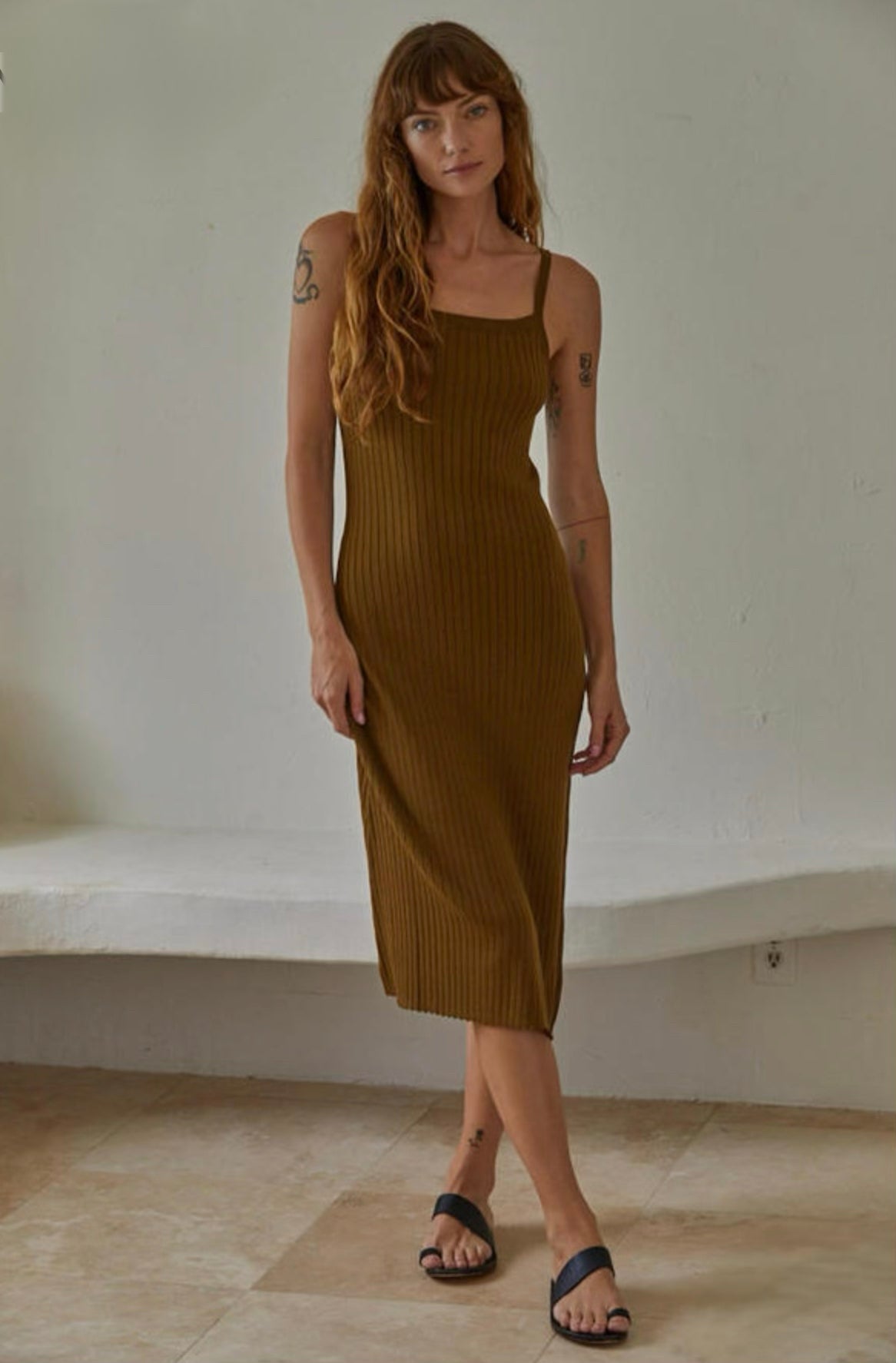 Off The Grid Midi Dress