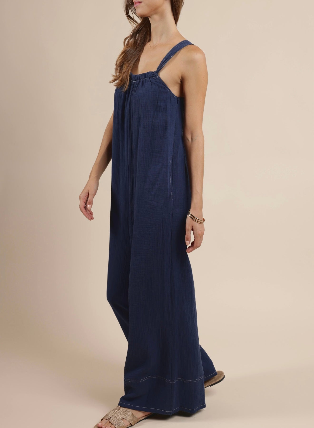 Frayed Hem Jumpsuit