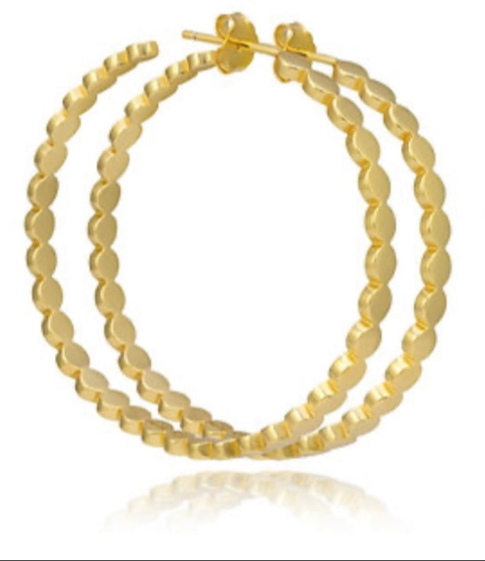Dot Hoop Earrings