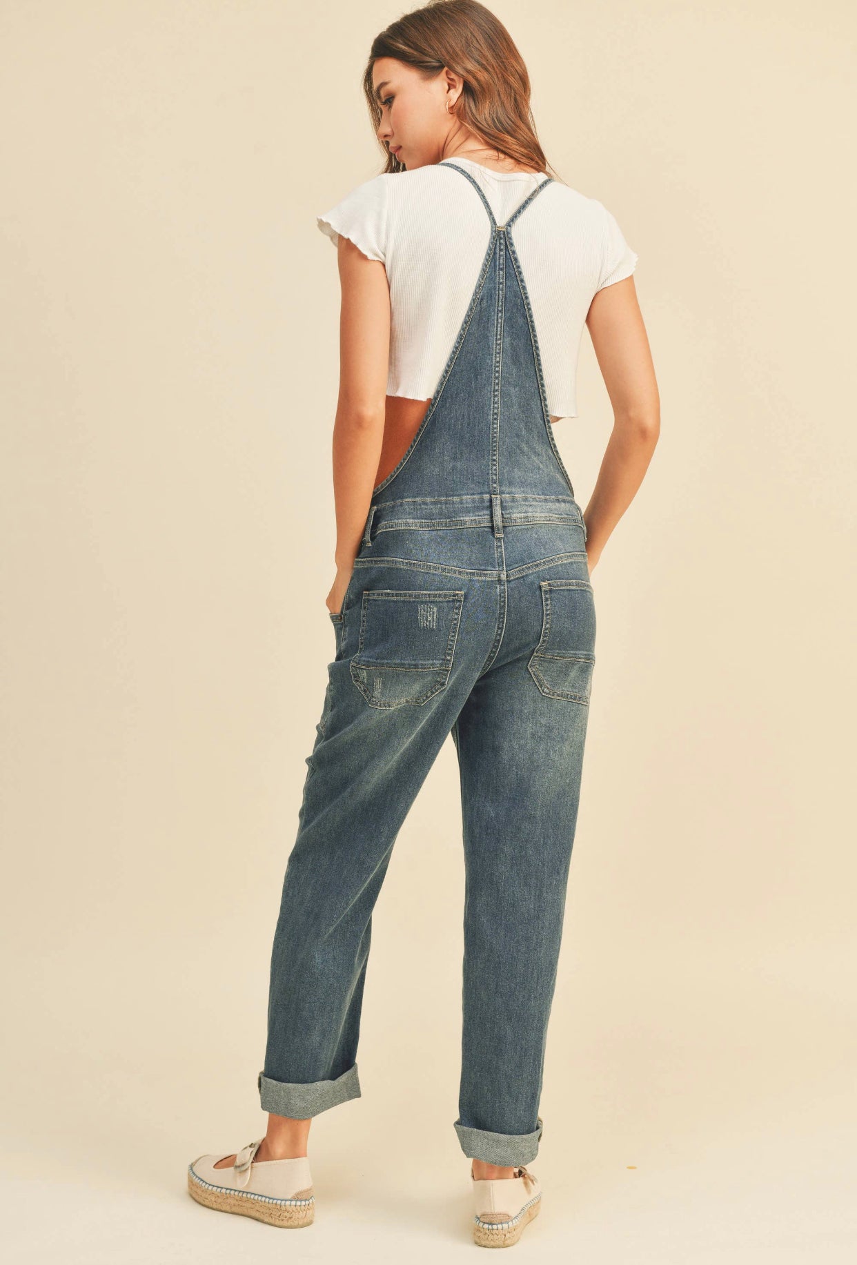 Stretch Denim Overall