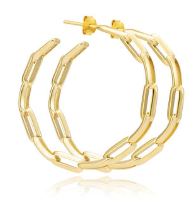 Paperclip Hoops
