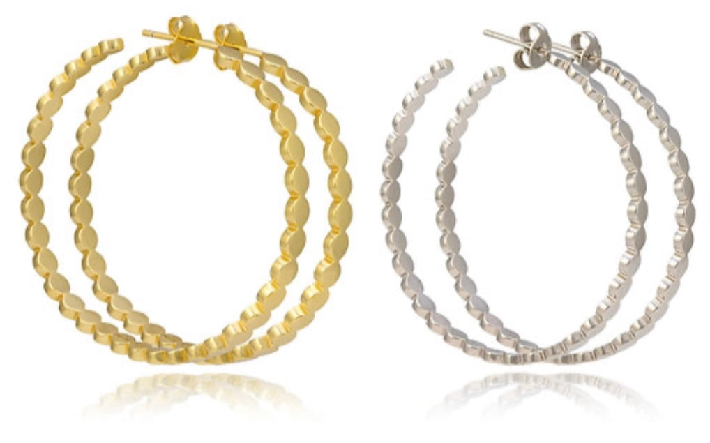 Dot Hoop Earrings