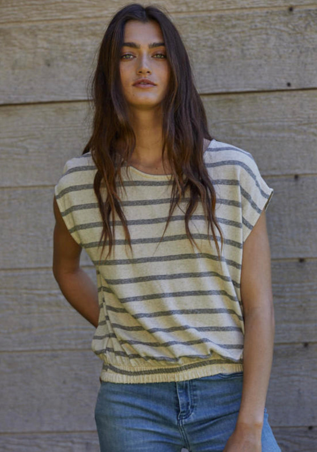 Marlee Striped Sleeveless Top
