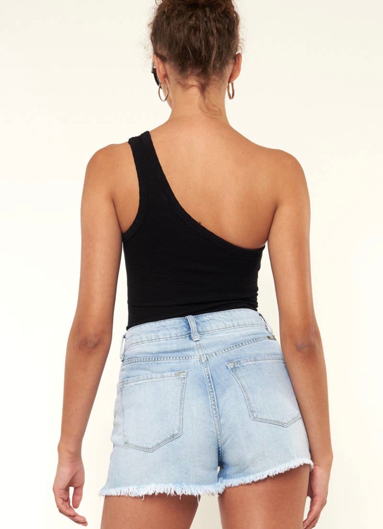 Frayed Hem Shorts