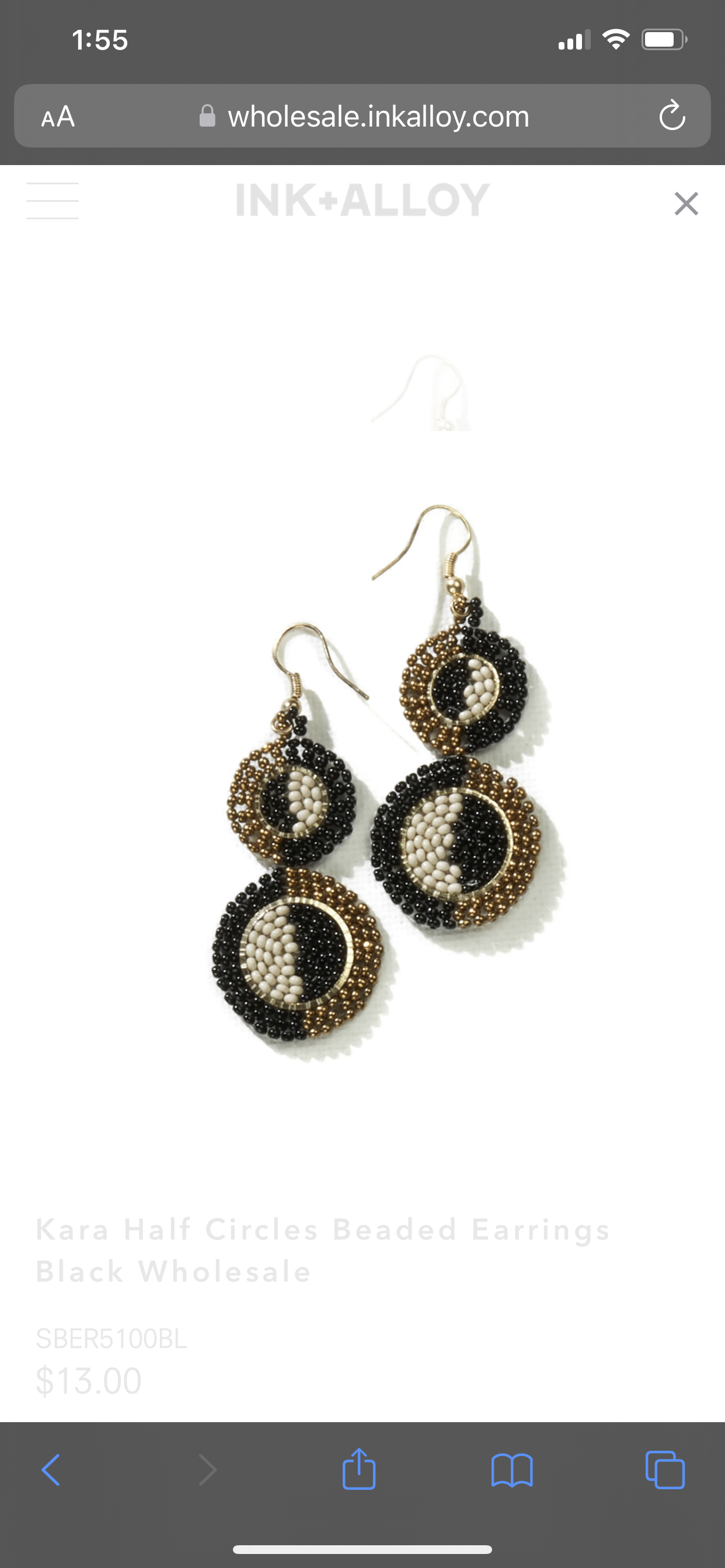Double Disk Earring