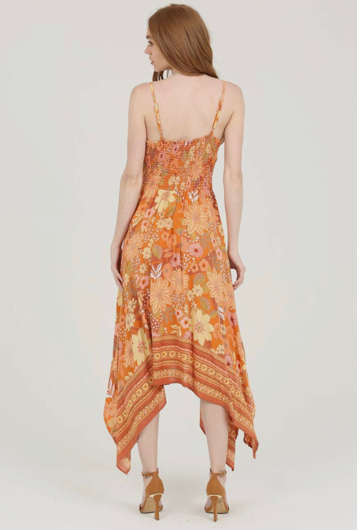 Floral Handkerchief Dress