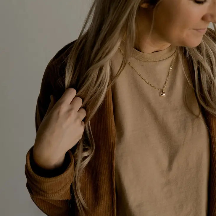 Canvas + Clay Necklace