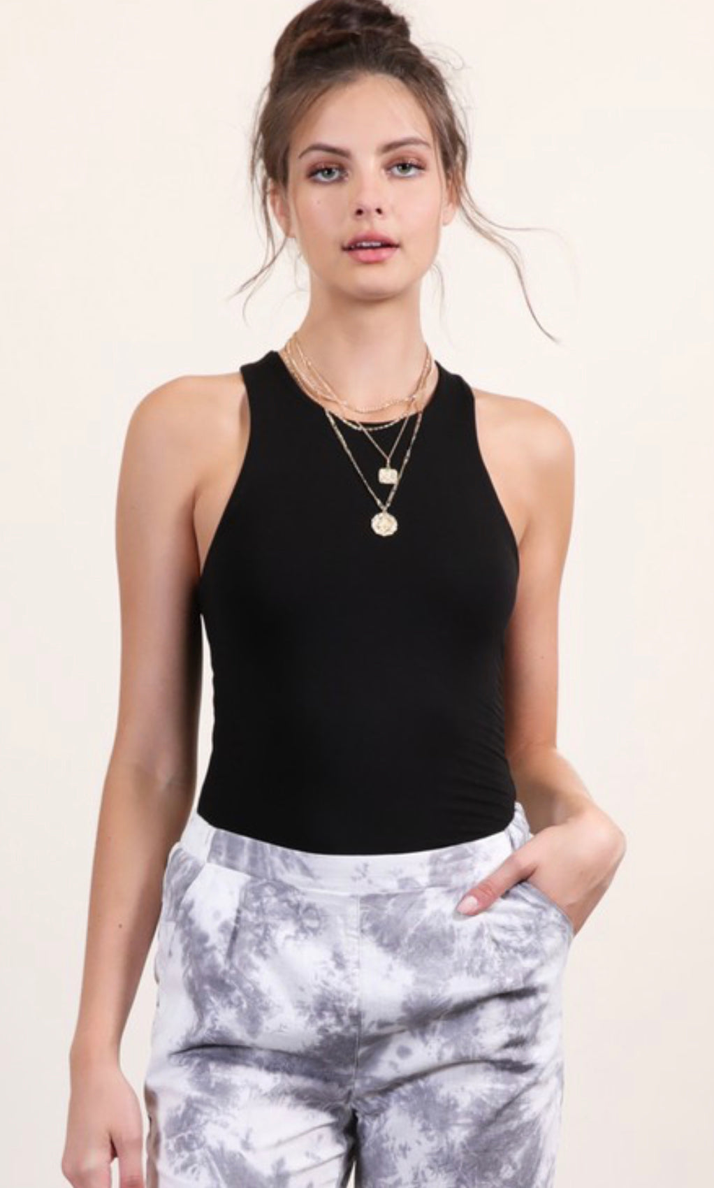 High Neck Bodysuit