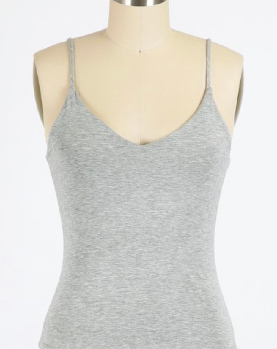 Double Layered Spaghetti Strap Cami