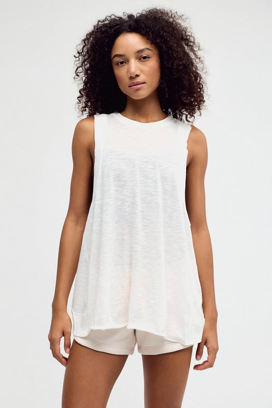 My Time Tunic Tank/ White