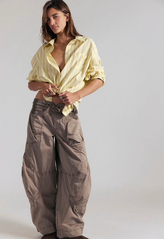 Onset Parachute Pants/ Dusted Cocoa