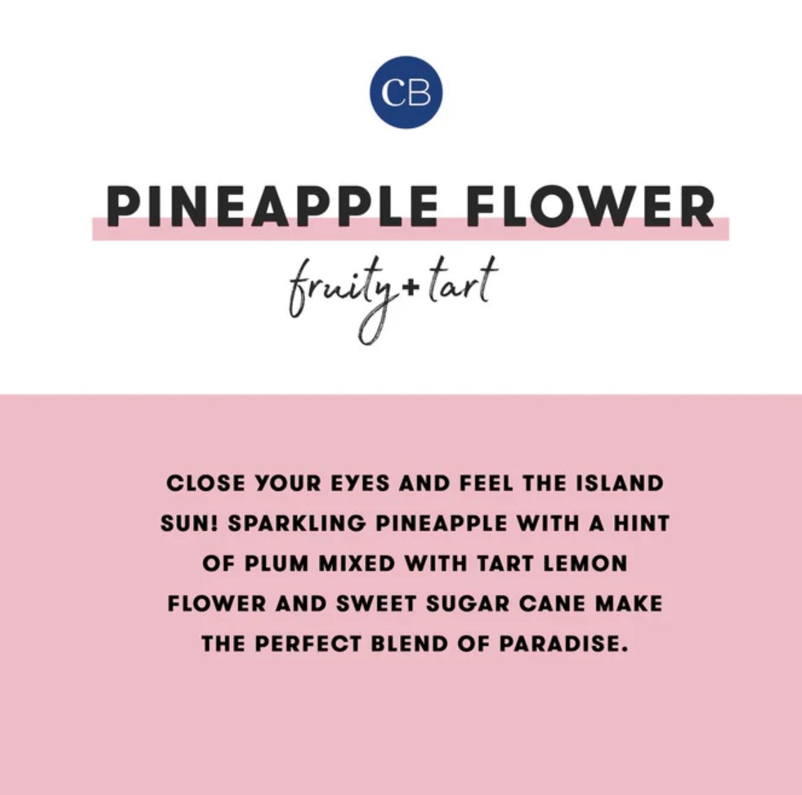#18 Pineapple Flower Mercury Iridescent Candle
