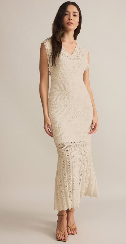 Marsella Crochet Midi Dress