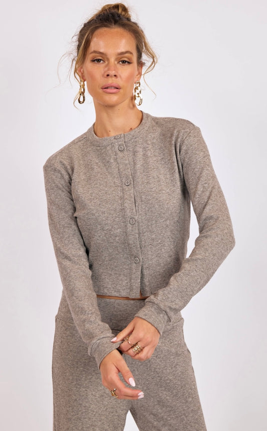 The Lodge Button Front Top