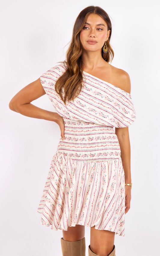 Rosebud Smocked Mini Dress