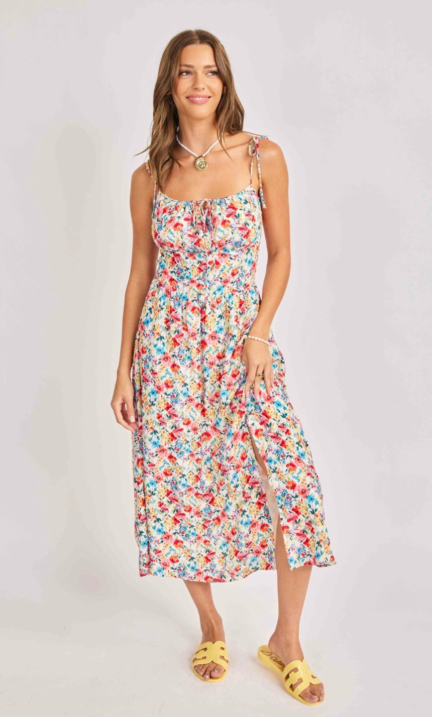 Cove Tie Strap Midi Dress