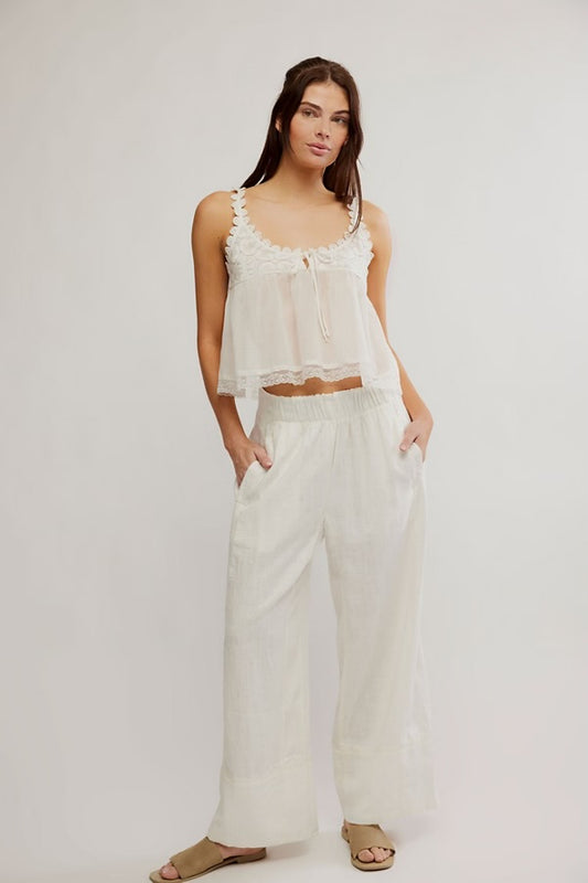 Days End Linen Pull On Pants