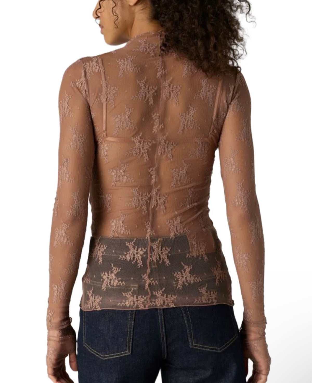 Lady Lux Layering Top/ Chocolate Malt