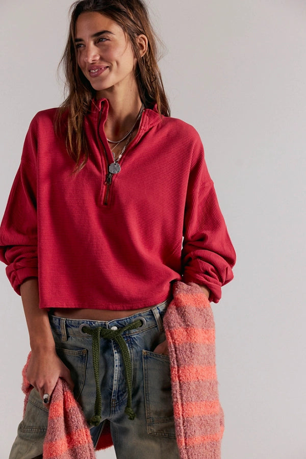 Celeste Quarterzip/ Salsa