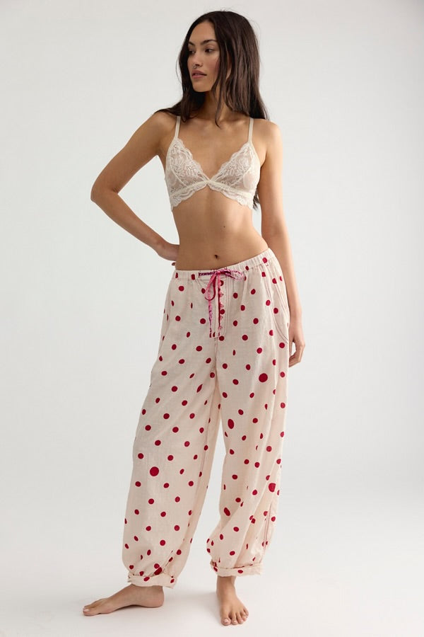 On Repeat PJ Pant in Dots
