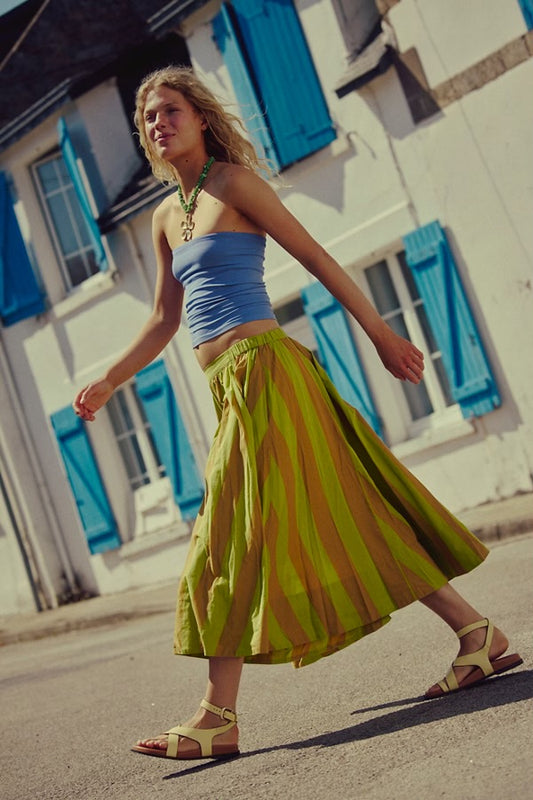 Lowen Striped Midi/ Retro Combo