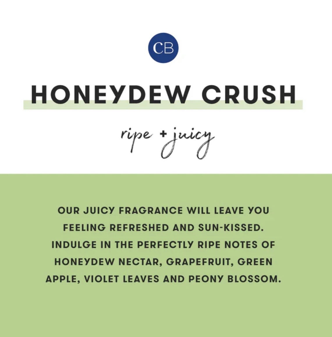 #18 Honeydew Crush Iridescent Signature Candle