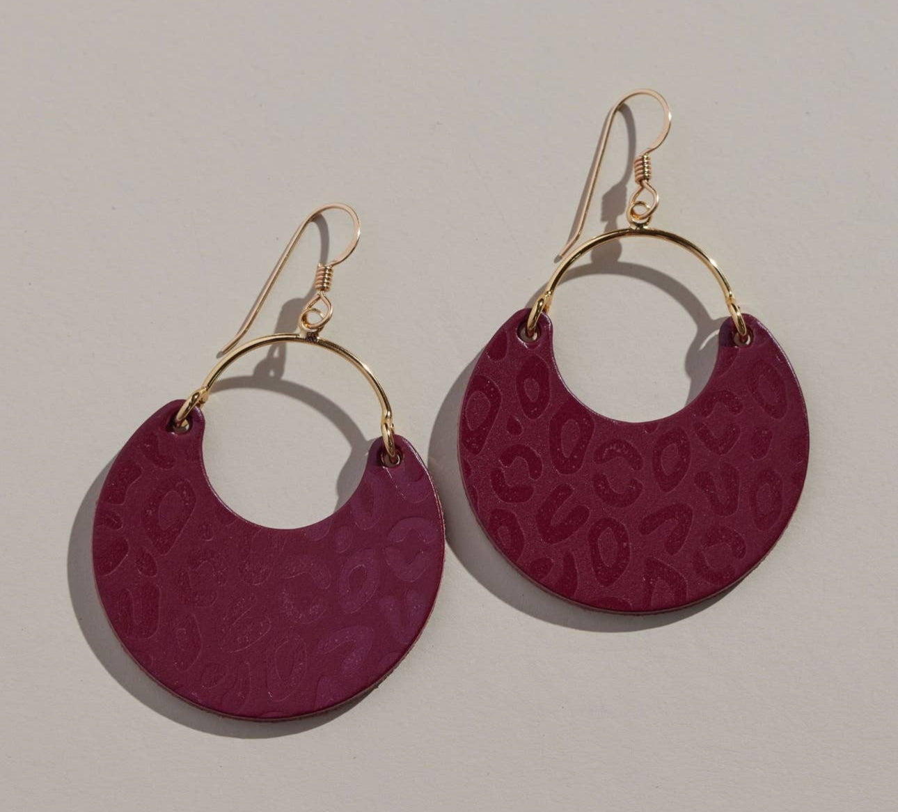 Nina Leather Earrings