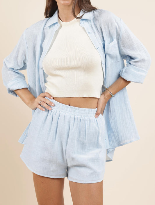So Cal Elastic Waist Shorts