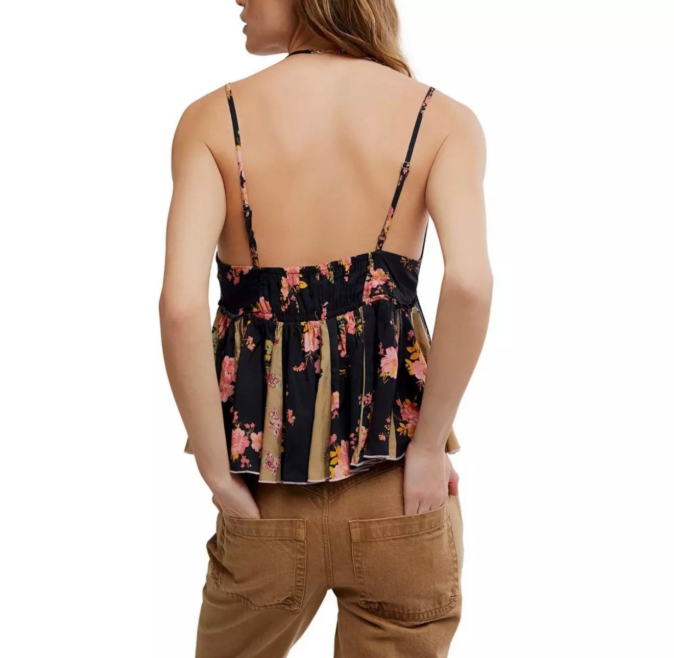 Tillie Babydoll Top/ Black Combo