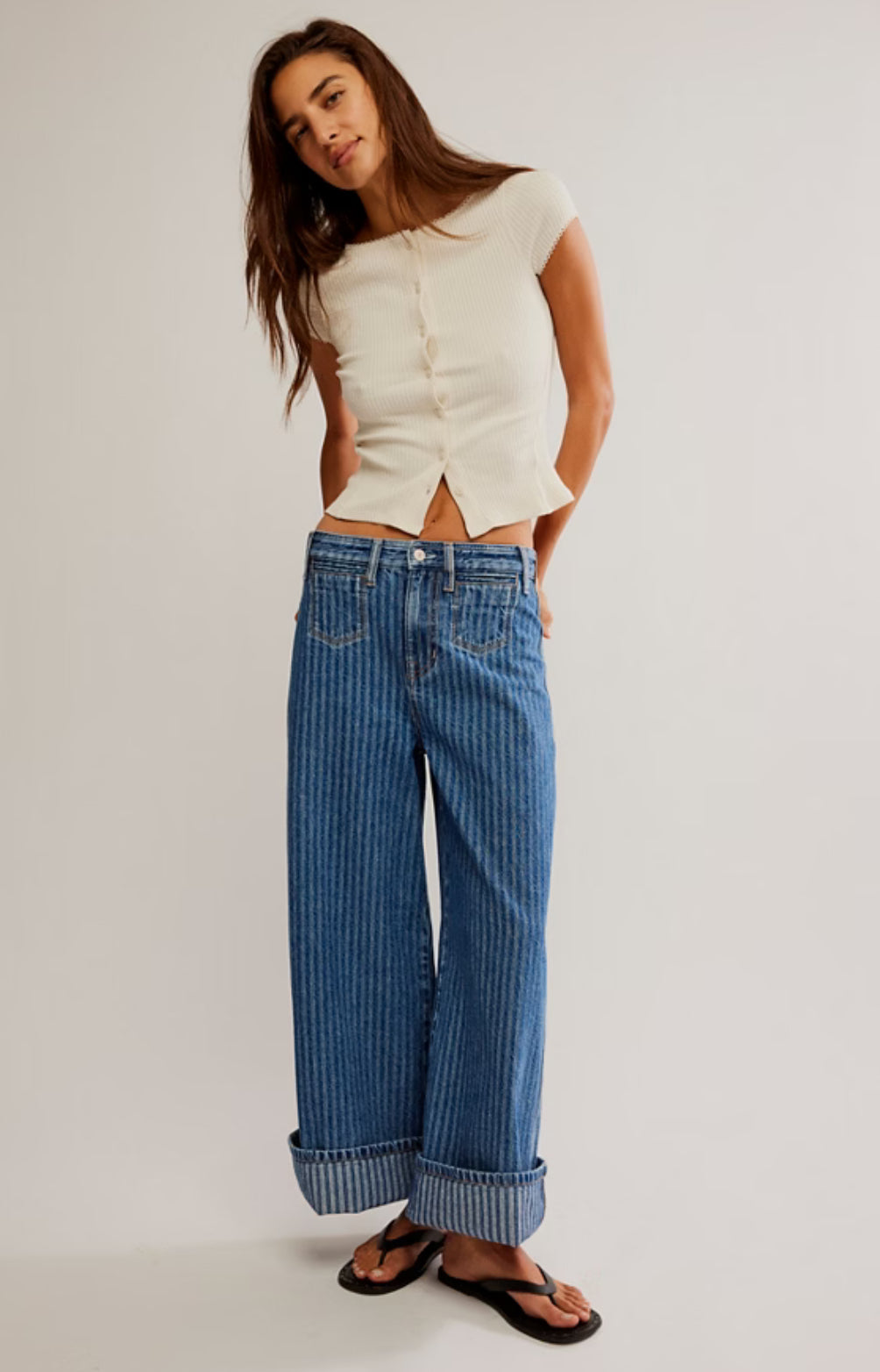 Brette Cropped Wide Leg