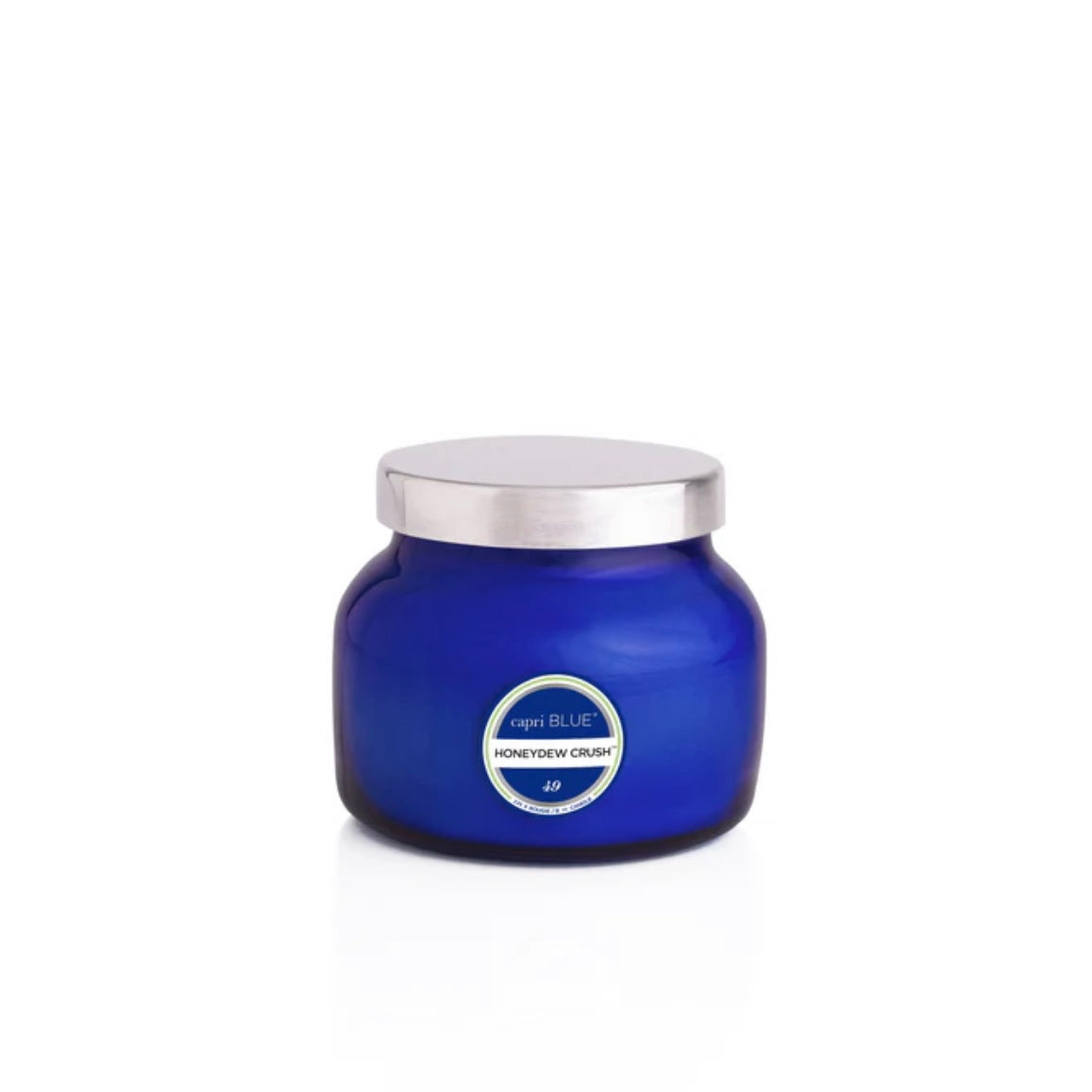 #18 Honeydew Crush Blue Petite Signature Candle