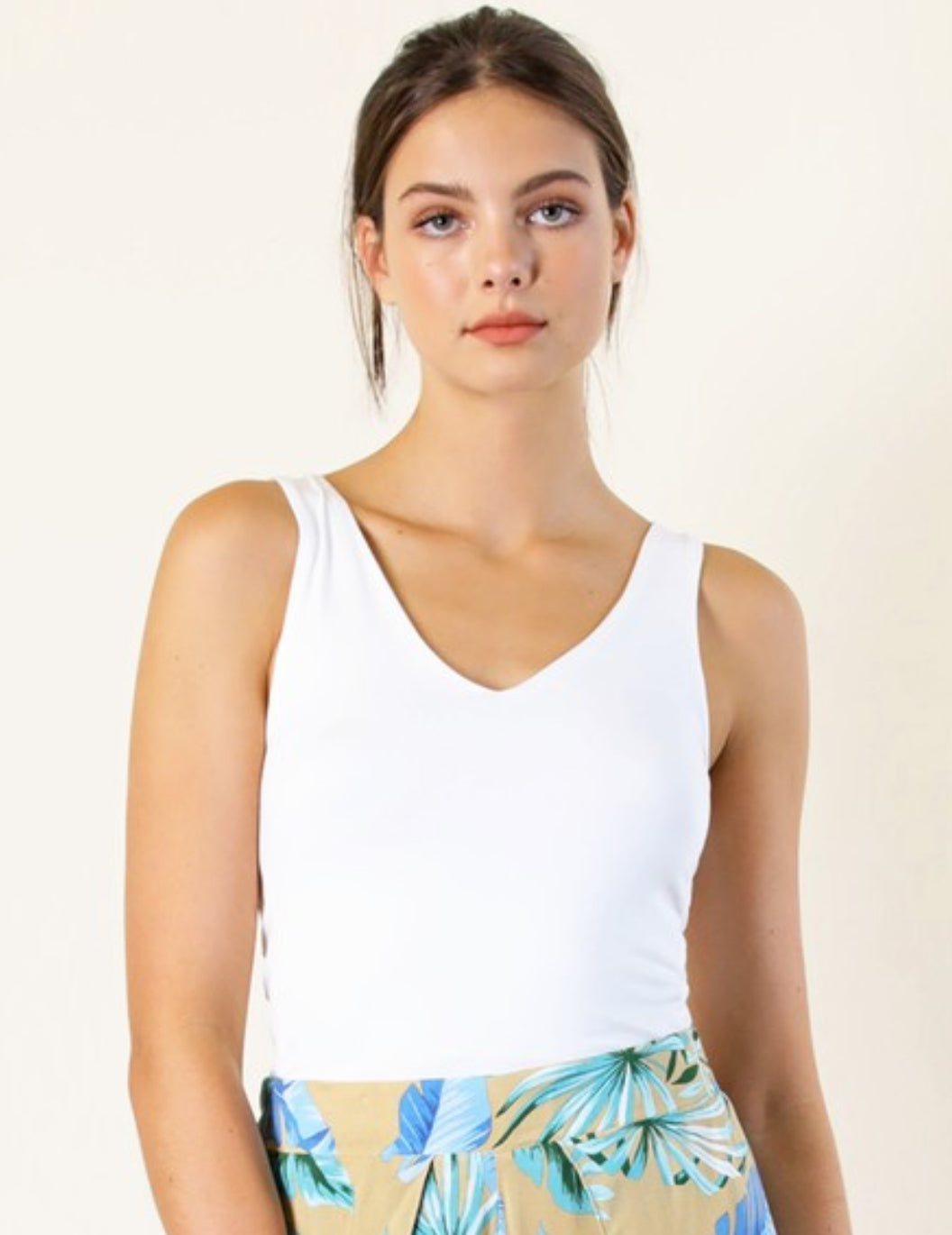 Double Layer Cropped Tank
