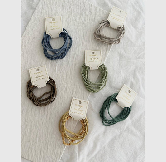 Assorted Thin Hair Ties