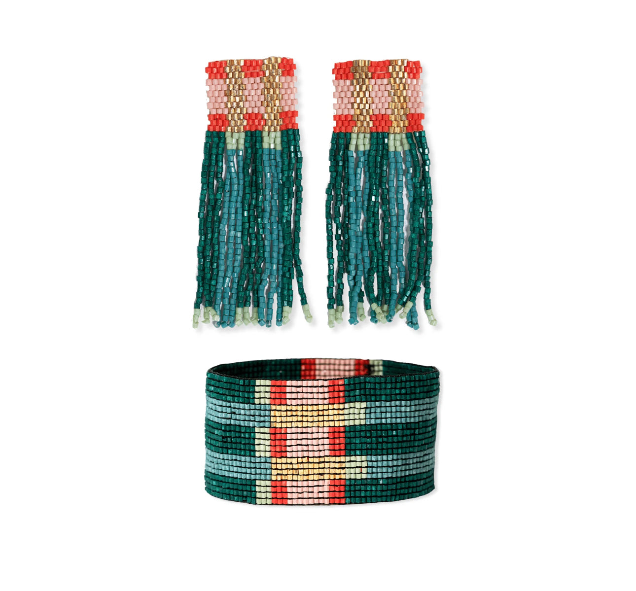 Ava + Brooklyn Earrings And Bracelet Set