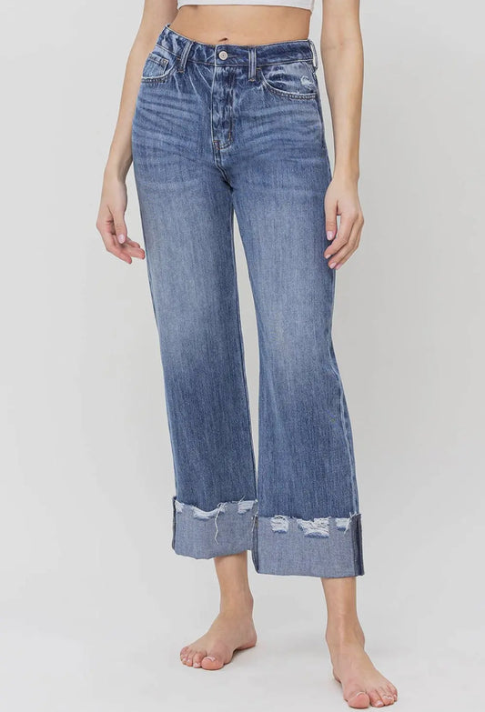 High Rise Dad Jeans