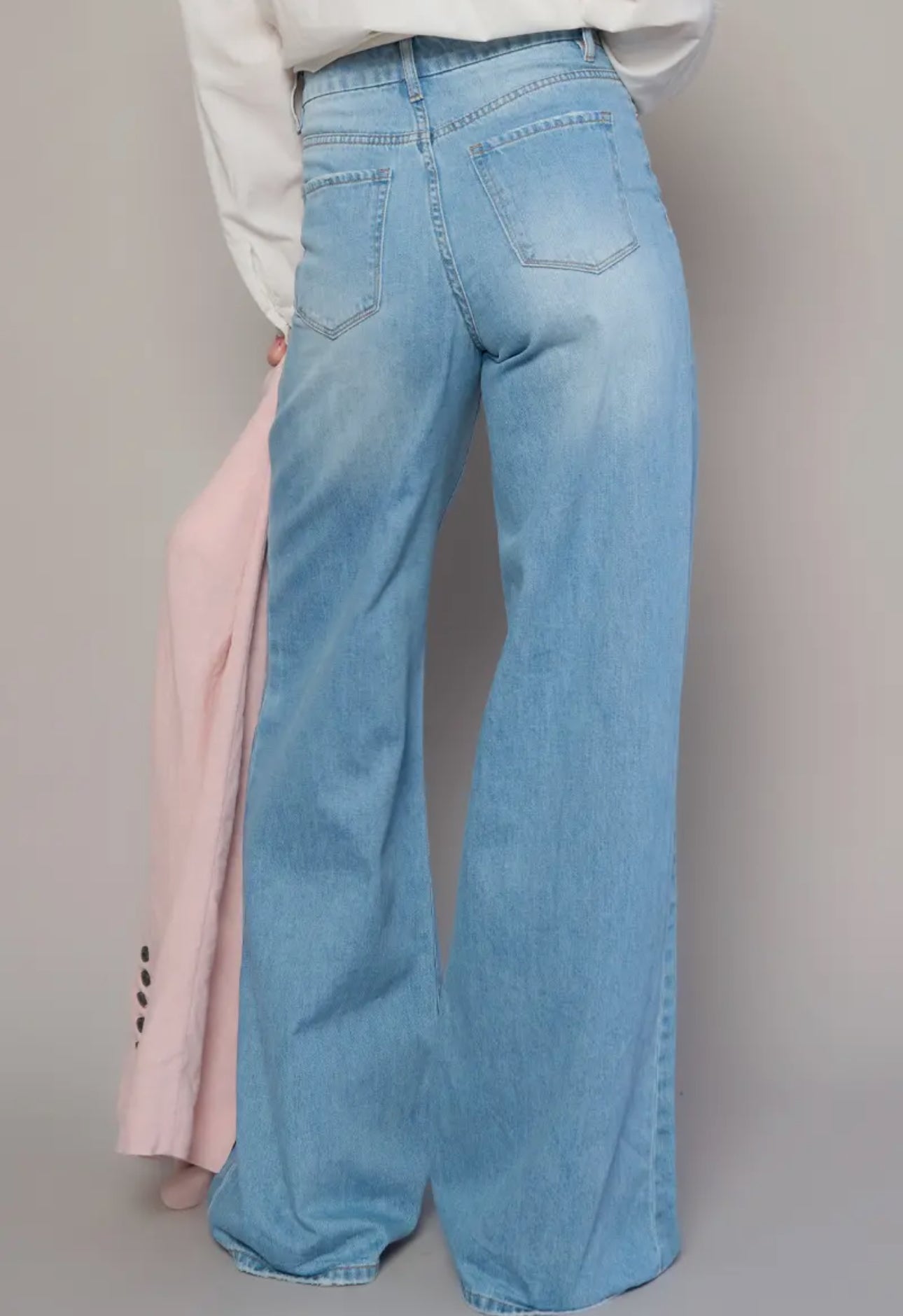 High Rise Super Wide Leg Jeans