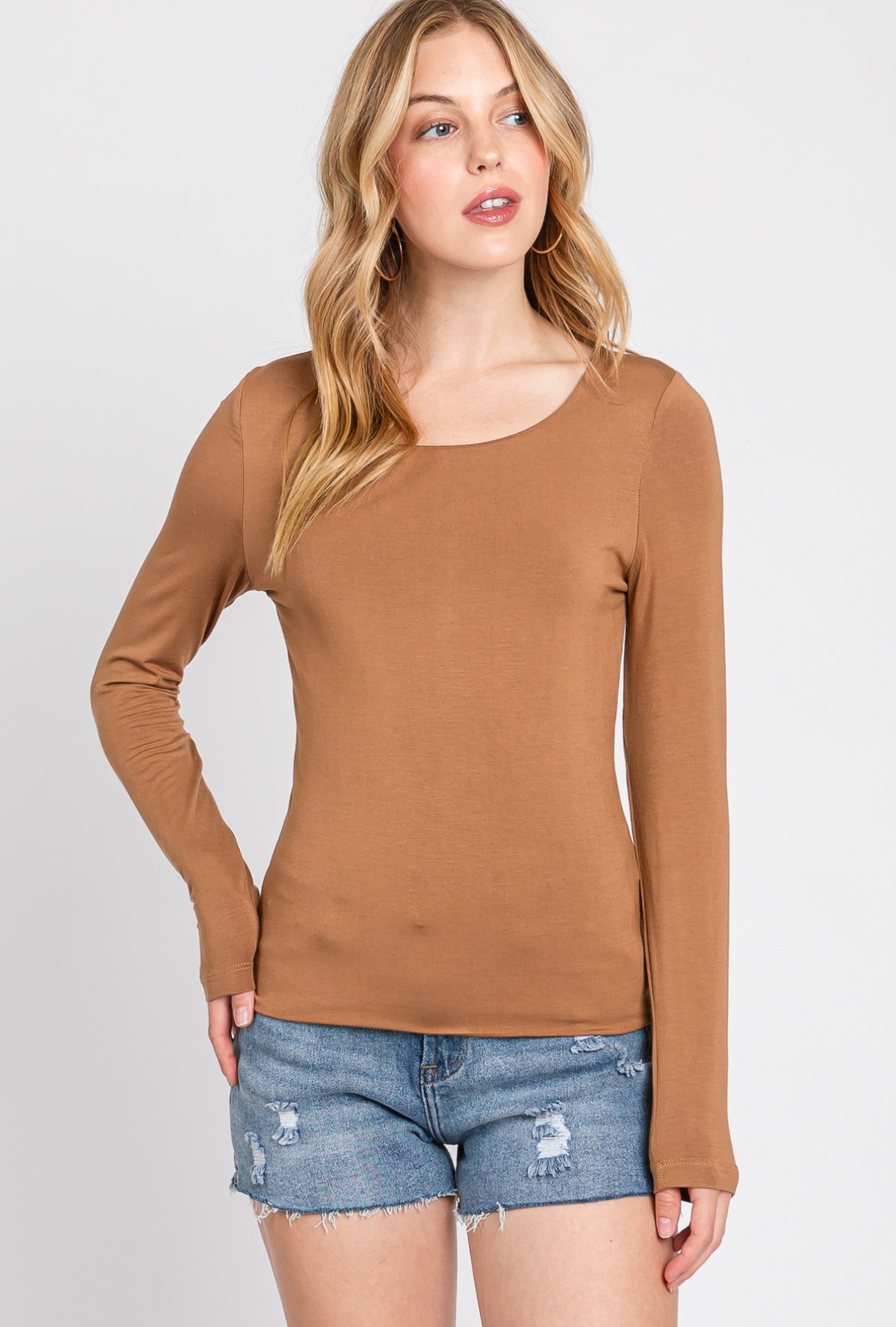 Round Neck Long Sleeve